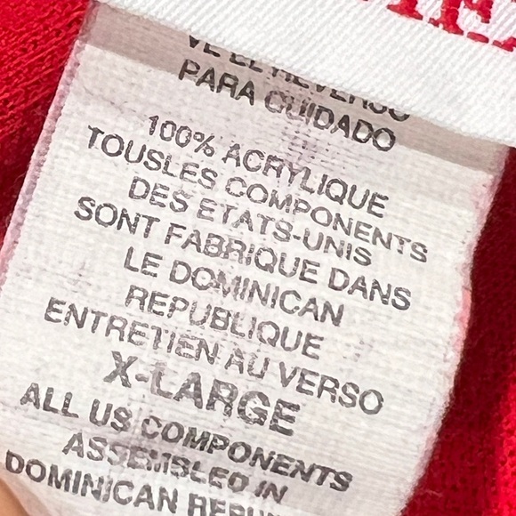 Vintage Holiday Time Christmas Bear Stockings 1980s Ugly Sweater Sweatshirt - Picture 8 of 8